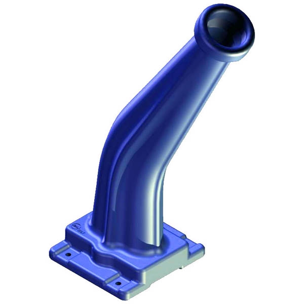 מתקן פלסטי רצפתי לאחיזת רובה שטיפה